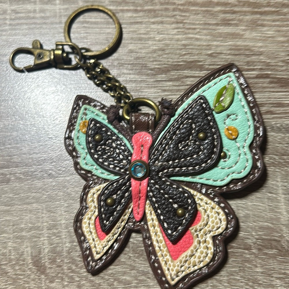 Chala Butterfly Coin Purse Keychain